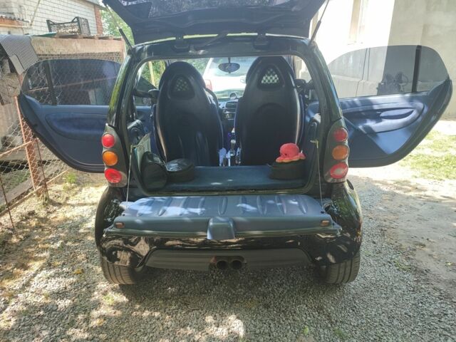 Черный Смарт Форту, объемом двигателя 6 л и пробегом 254 тыс. км за 3200 $, фото 6 на Automoto.ua