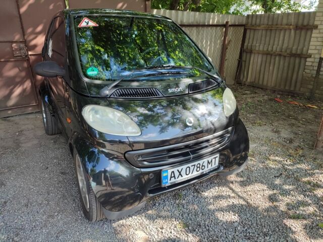 Черный Смарт Форту, объемом двигателя 6 л и пробегом 254 тыс. км за 3200 $, фото 1 на Automoto.ua