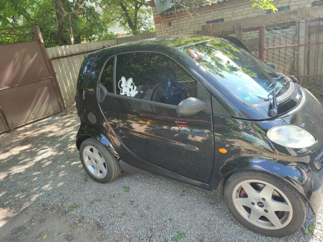 Черный Смарт Форту, объемом двигателя 6 л и пробегом 254 тыс. км за 3200 $, фото 2 на Automoto.ua