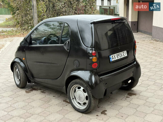 Смарт Fortwo 1999 у Дніпро (Дніпропетровську) на Automoto.ua Чорний Смарт Fortwo, об'ємом двигуна 0.6 л та пробігом 333 тис. км за 1950 $, фото 6 на Automoto.ua