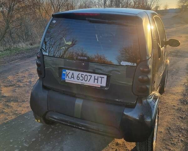 Черный Смарт Форту, объемом двигателя 0.6 л и пробегом 193 тыс. км за 2500 $, фото 3 на Automoto.ua