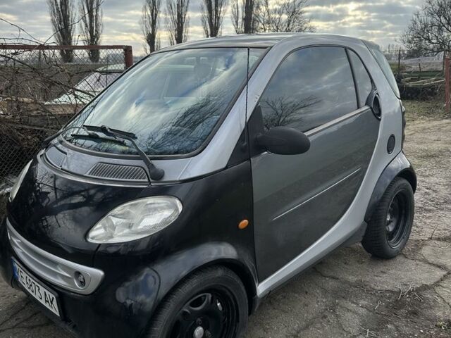 Черный Смарт Форту, объемом двигателя 0.6 л и пробегом 192 тыс. км за 2500 $, фото 2 на Automoto.ua