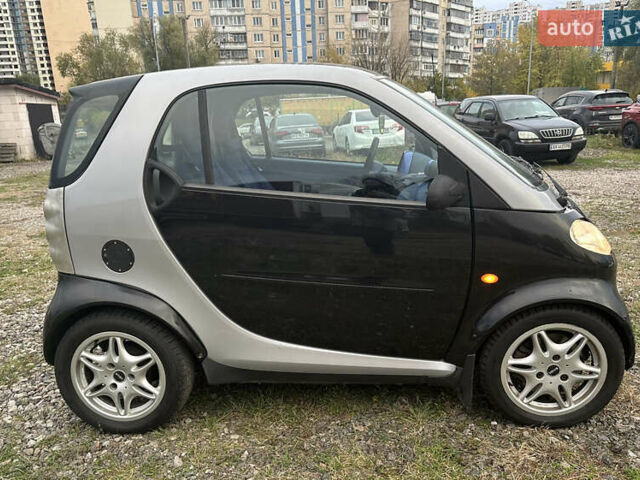 Чорний Смарт Fortwo, об'ємом двигуна 0.6 л та пробігом 155 тис. км за 2600 $, фото 2 на Automoto.ua