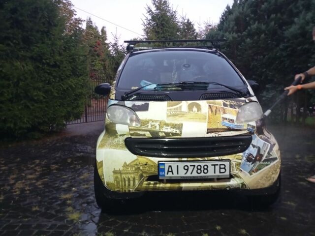 Черный Смарт Форту, объемом двигателя 0.6 л и пробегом 203 тыс. км за 3000 $, фото 1 на Automoto.ua