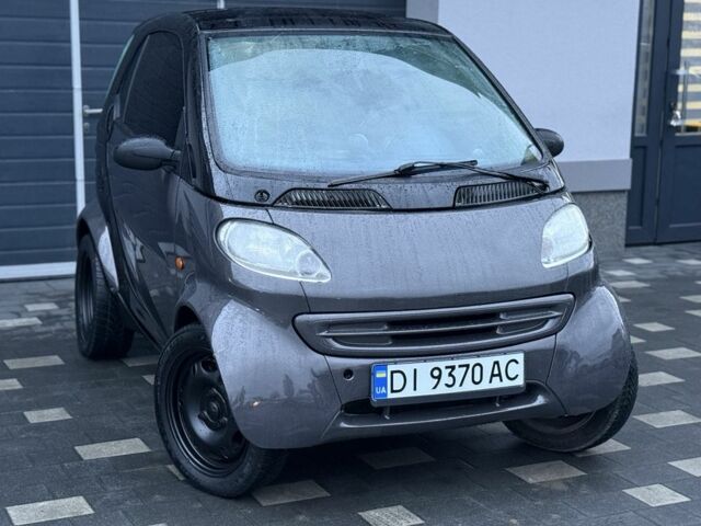 Черный Смарт Форту, объемом двигателя 0.6 л и пробегом 100 тыс. км за 2200 $, фото 1 на Automoto.ua