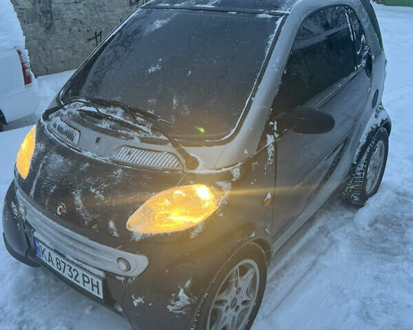 Черный Смарт Форту, объемом двигателя 0.6 л и пробегом 314 тыс. км за 2450 $, фото 7 на Automoto.ua