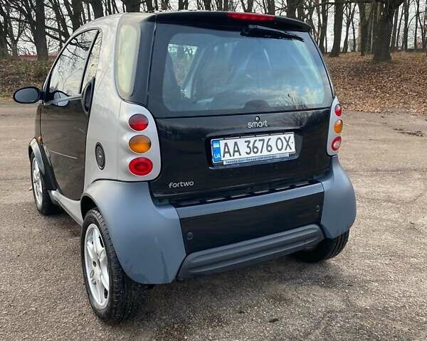 Черный Смарт Форту, объемом двигателя 0.6 л и пробегом 134 тыс. км за 3300 $, фото 7 на Automoto.ua