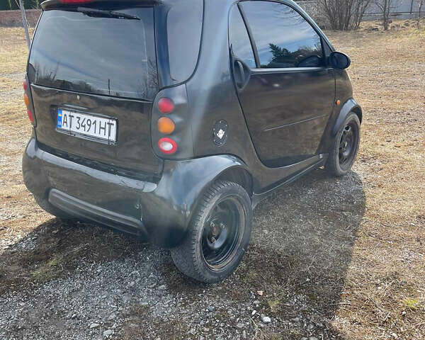 Черный Смарт Форту, объемом двигателя 0.6 л и пробегом 127 тыс. км за 2300 $, фото 4 на Automoto.ua