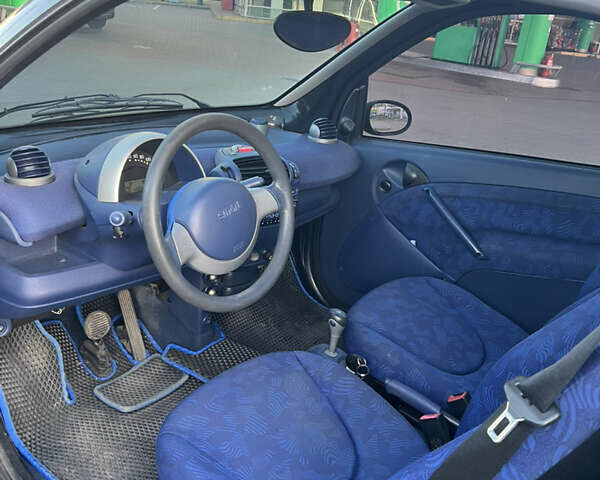 Черный Смарт Форту, объемом двигателя 0.6 л и пробегом 124 тыс. км за 1800 $, фото 4 на Automoto.ua