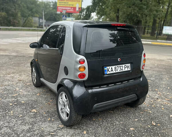 Чорний Смарт Fortwo, об'ємом двигуна 0.6 л та пробігом 222 тис. км за 3200 $, фото 3 на Automoto.ua