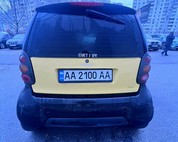 Чорний Смарт Fortwo, об'ємом двигуна 0.6 л та пробігом 230 тис. км за 2700 $, фото 1 на Automoto.ua