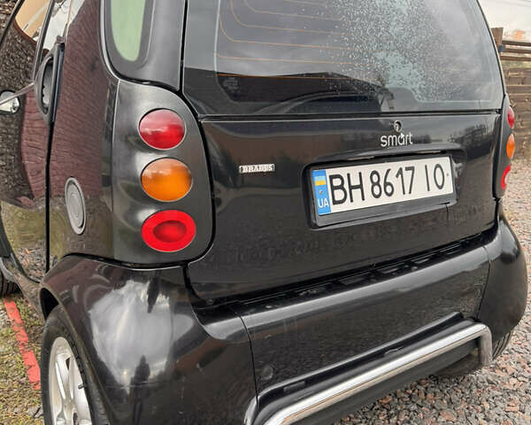 Черный Смарт Форту, объемом двигателя 0.6 л и пробегом 222 тыс. км за 2600 $, фото 6 на Automoto.ua