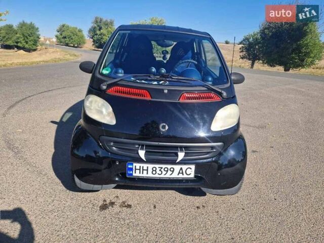 Черный Смарт Форту, объемом двигателя 0.6 л и пробегом 152 тыс. км за 2800 $, фото 1 на Automoto.ua