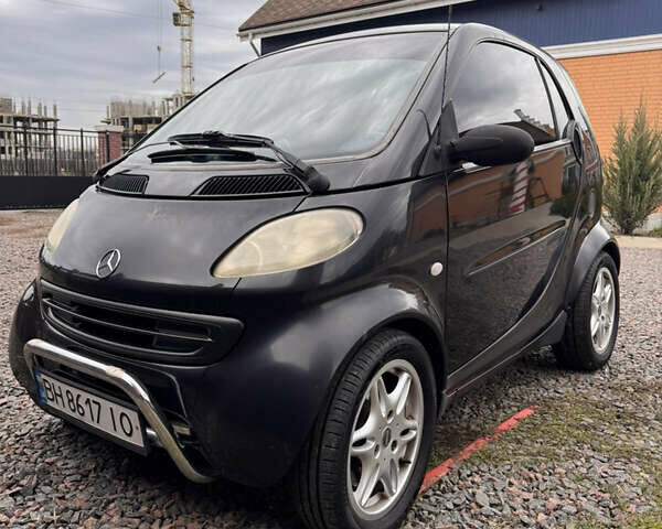 Черный Смарт Форту, объемом двигателя 0.6 л и пробегом 222 тыс. км за 2600 $, фото 1 на Automoto.ua