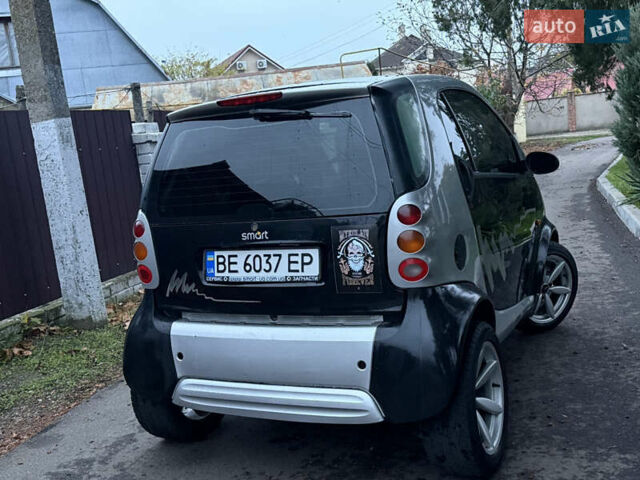 Черный Смарт Форту, объемом двигателя 0.6 л и пробегом 230 тыс. км за 1950 $, фото 12 на Automoto.ua