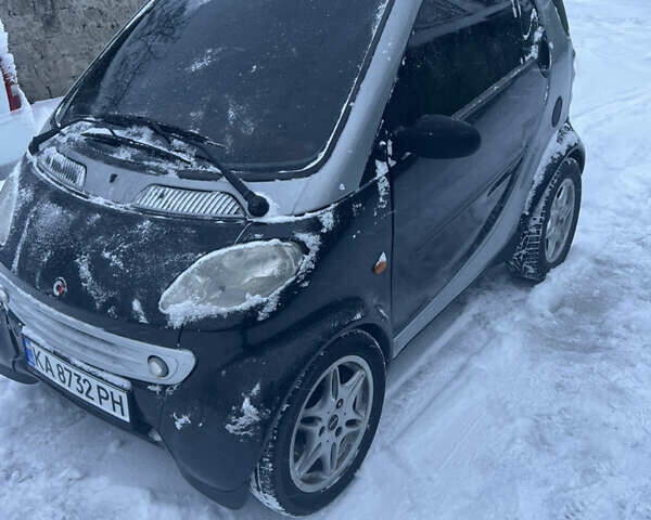 Черный Смарт Форту, объемом двигателя 0.6 л и пробегом 314 тыс. км за 2450 $, фото 1 на Automoto.ua