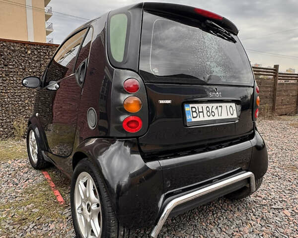 Черный Смарт Форту, объемом двигателя 0.6 л и пробегом 222 тыс. км за 2600 $, фото 2 на Automoto.ua
