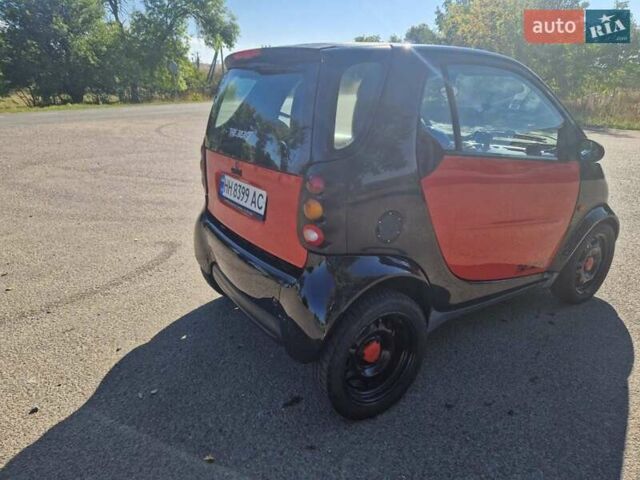 Черный Смарт Форту, объемом двигателя 0.6 л и пробегом 152 тыс. км за 2800 $, фото 7 на Automoto.ua