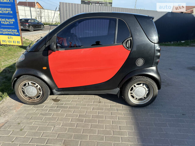 Чорний Смарт Fortwo, об'ємом двигуна 0.8 л та пробігом 203 тис. км за 3200 $, фото 1 на Automoto.ua