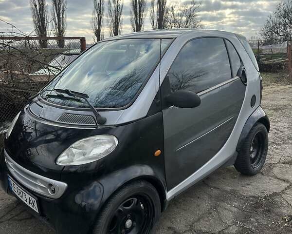 Черный Смарт Форту, объемом двигателя 0.6 л и пробегом 192 тыс. км за 2500 $, фото 2 на Automoto.ua
