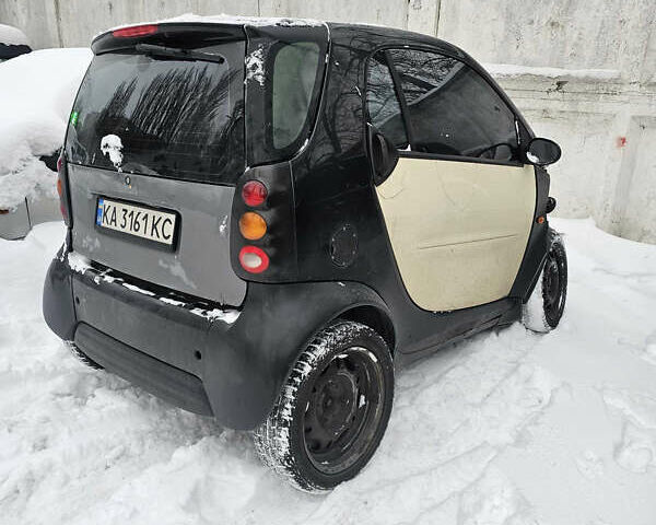Черный Смарт Форту, объемом двигателя 0.6 л и пробегом 150 тыс. км за 1300 $, фото 3 на Automoto.ua