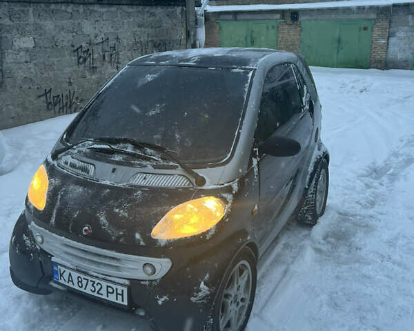 Черный Смарт Форту, объемом двигателя 0.6 л и пробегом 314 тыс. км за 2450 $, фото 19 на Automoto.ua