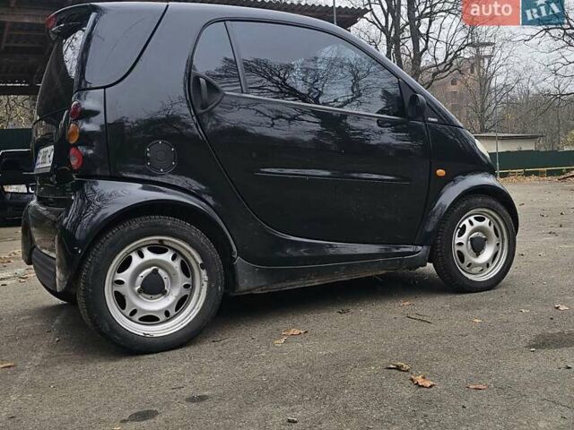 Черный Смарт Форту, объемом двигателя 0.8 л и пробегом 199 тыс. км за 3150 $, фото 5 на Automoto.ua