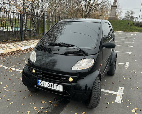 Черный Смарт Форту, объемом двигателя 0.6 л и пробегом 147 тыс. км за 3900 $, фото 1 на Automoto.ua