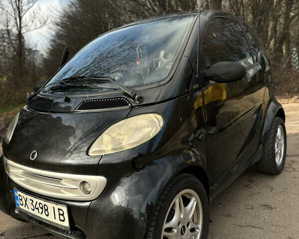 Черный Смарт Форту, объемом двигателя 0.7 л и пробегом 242 тыс. км за 3200 $, фото 1 на Automoto.ua