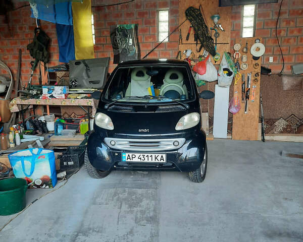 Черный Смарт Форту, объемом двигателя 0.6 л и пробегом 236 тыс. км за 2600 $, фото 1 на Automoto.ua