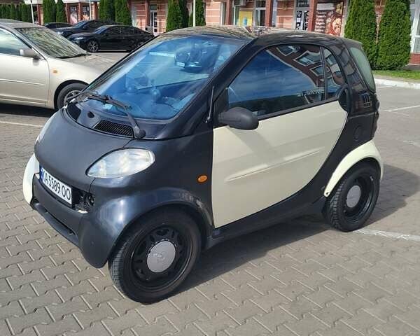 Черный Смарт Форту, объемом двигателя 0.6 л и пробегом 250 тыс. км за 2200 $, фото 6 на Automoto.ua