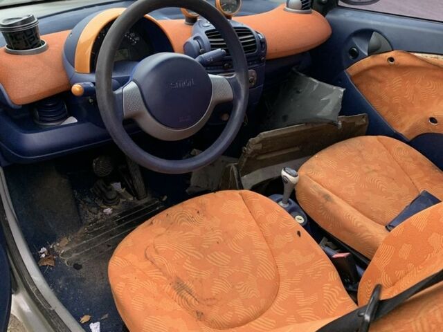 Черный Смарт Форту, объемом двигателя 0.8 л и пробегом 50 тыс. км за 700 $, фото 5 на Automoto.ua