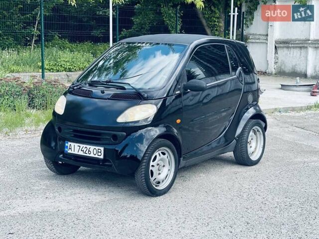 Чорний Смарт Fortwo, об'ємом двигуна 0.6 л та пробігом 124 тис. км за 2800 $, фото 2 на Automoto.ua