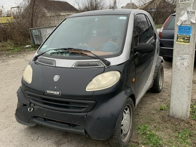 Черный Смарт Форту, объемом двигателя 0.8 л и пробегом 50 тыс. км за 700 $, фото 1 на Automoto.ua