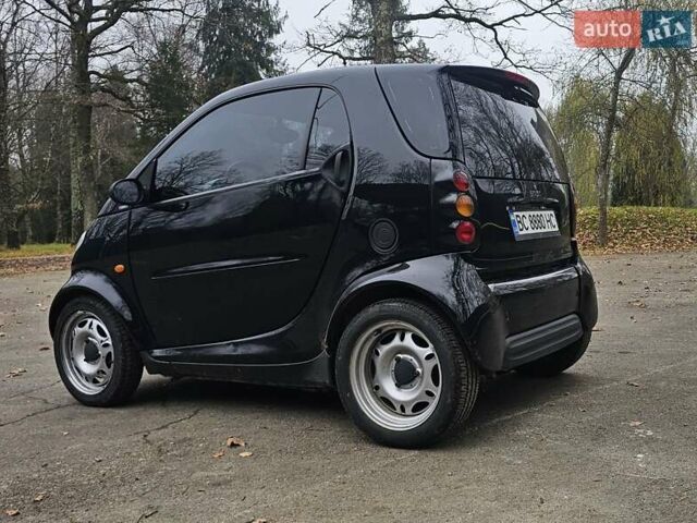 Черный Смарт Форту, объемом двигателя 0.8 л и пробегом 199 тыс. км за 3150 $, фото 2 на Automoto.ua
