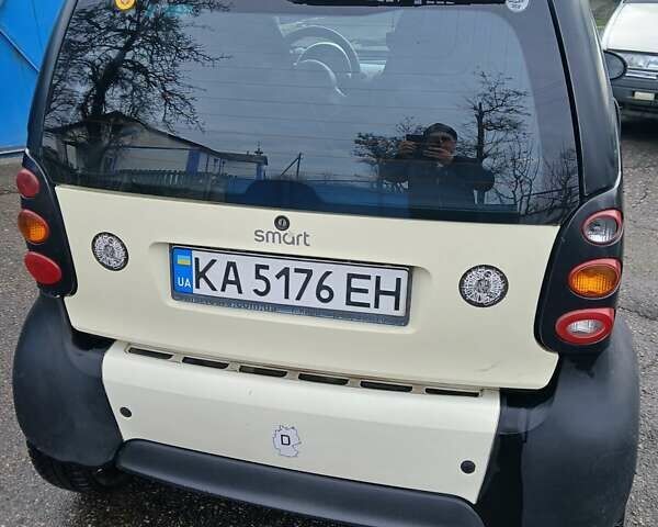 Черный Смарт Форту, объемом двигателя 0.6 л и пробегом 133 тыс. км за 3200 $, фото 5 на Automoto.ua
