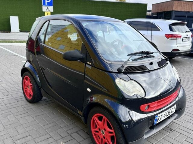 Черный Смарт Форту, объемом двигателя 0.6 л и пробегом 221 тыс. км за 3500 $, фото 2 на Automoto.ua