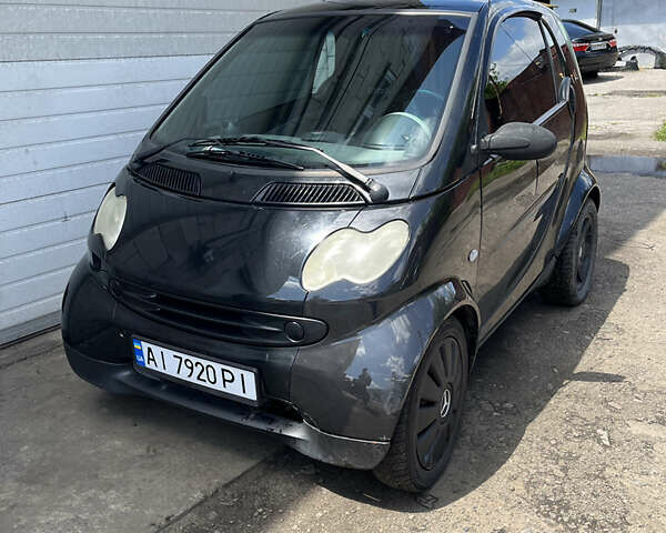 Черный Смарт Форту, объемом двигателя 0.6 л и пробегом 181 тыс. км за 3450 $, фото 6 на Automoto.ua