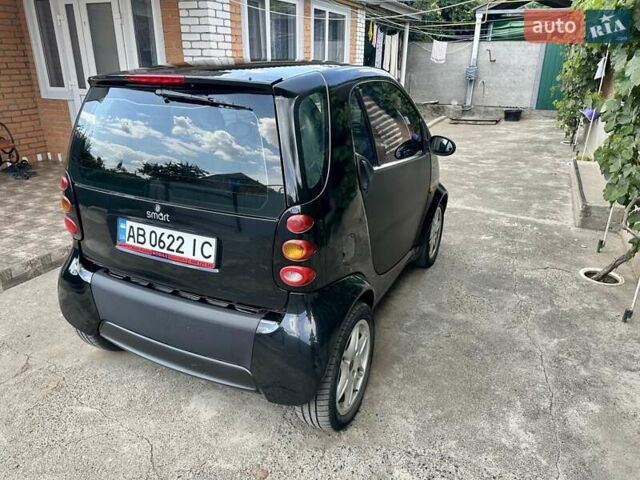Черный Смарт Форту, объемом двигателя 0.6 л и пробегом 188 тыс. км за 3187 $, фото 7 на Automoto.ua