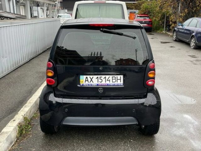 Черный Смарт Форту, объемом двигателя 0.6 л и пробегом 147 тыс. км за 1900 $, фото 1 на Automoto.ua