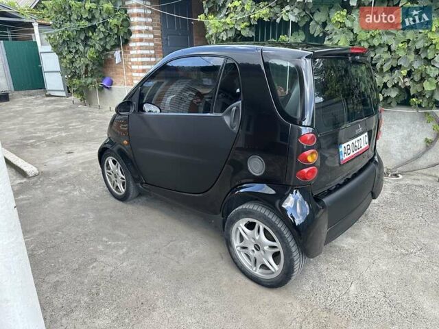 Черный Смарт Форту, объемом двигателя 0.6 л и пробегом 188 тыс. км за 3187 $, фото 4 на Automoto.ua