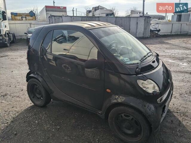 Черный Смарт Форту, объемом двигателя 0.8 л и пробегом 235 тыс. км за 2700 $, фото 4 на Automoto.ua