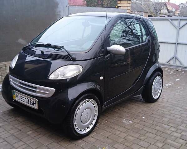 Черный Смарт Форту, объемом двигателя 0.6 л и пробегом 250 тыс. км за 1900 $, фото 1 на Automoto.ua