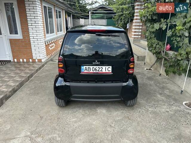Черный Смарт Форту, объемом двигателя 0.6 л и пробегом 188 тыс. км за 3187 $, фото 5 на Automoto.ua