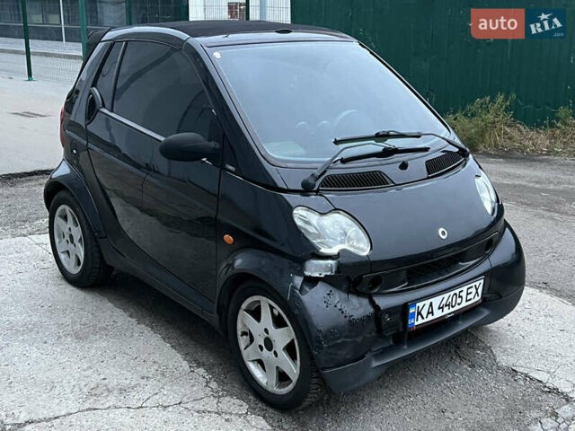 Черный Смарт Форту, объемом двигателя 0.6 л и пробегом 262 тыс. км за 2400 $, фото 3 на Automoto.ua