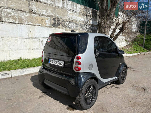 Черный Смарт Форту, объемом двигателя 0.6 л и пробегом 160 тыс. км за 3450 $, фото 2 на Automoto.ua