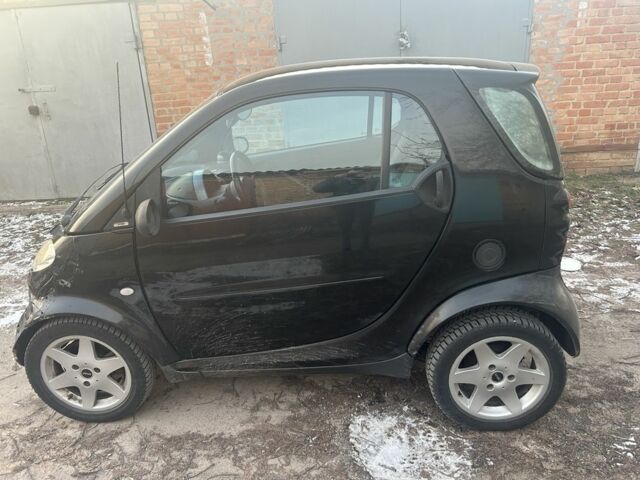 Черный Смарт Форту, объемом двигателя 0.6 л и пробегом 230 тыс. км за 1800 $, фото 1 на Automoto.ua