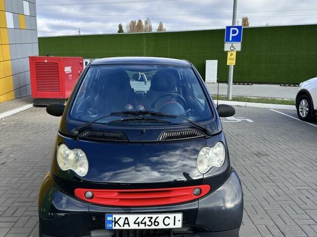 Черный Смарт Форту, объемом двигателя 0.6 л и пробегом 221 тыс. км за 3500 $, фото 1 на Automoto.ua