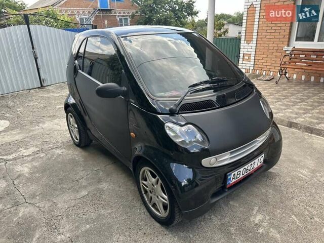 Черный Смарт Форту, объемом двигателя 0.6 л и пробегом 188 тыс. км за 3187 $, фото 6 на Automoto.ua