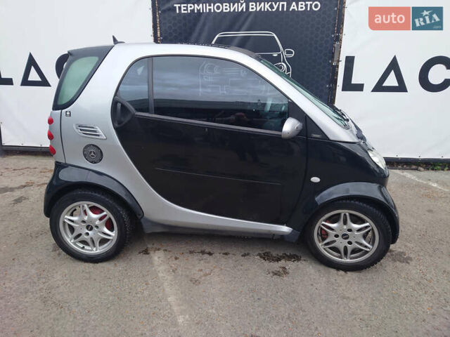 Чорний Смарт Fortwo, об'ємом двигуна 0.6 л та пробігом 194 тис. км за 3300 $, фото 3 на Automoto.ua
